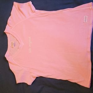 Vintage Life Is Good Women's V Neck Top